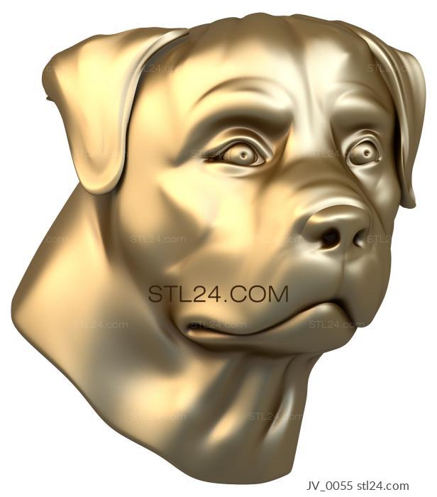 Животные (JV_0055) 3D модель для ЧПУ станка