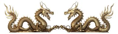 Animals (Mirror dragon, JV_0083) 3D models for cnc
