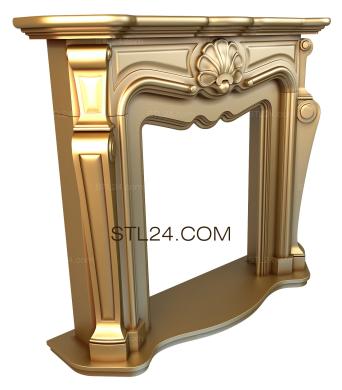 Fireplaces (KM_0004) 3D models for cnc
