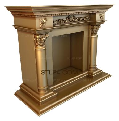 Fireplaces (KM_0025) 3D models for cnc