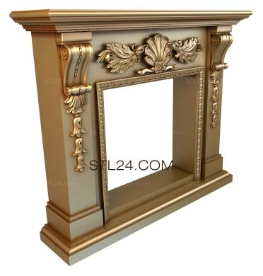 Fireplaces (KM_0043) 3D models for cnc