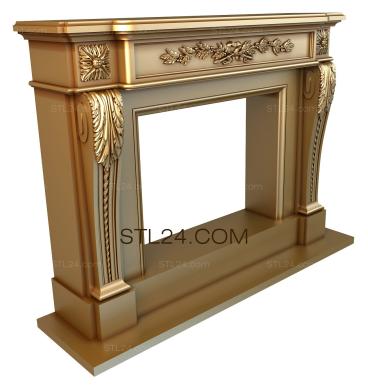 Fireplaces (KM_0048) 3D models for cnc