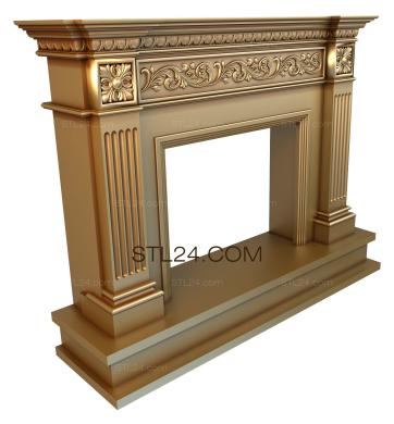 Fireplaces (KM_0049) 3D models for cnc