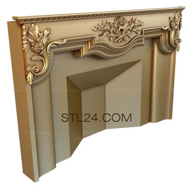 Fireplaces (KM_0056) 3D models for cnc