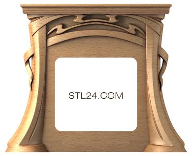 Fireplaces (KM_0058) 3D models for cnc