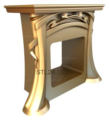 Fireplaces (KM_0058) 3D models for cnc