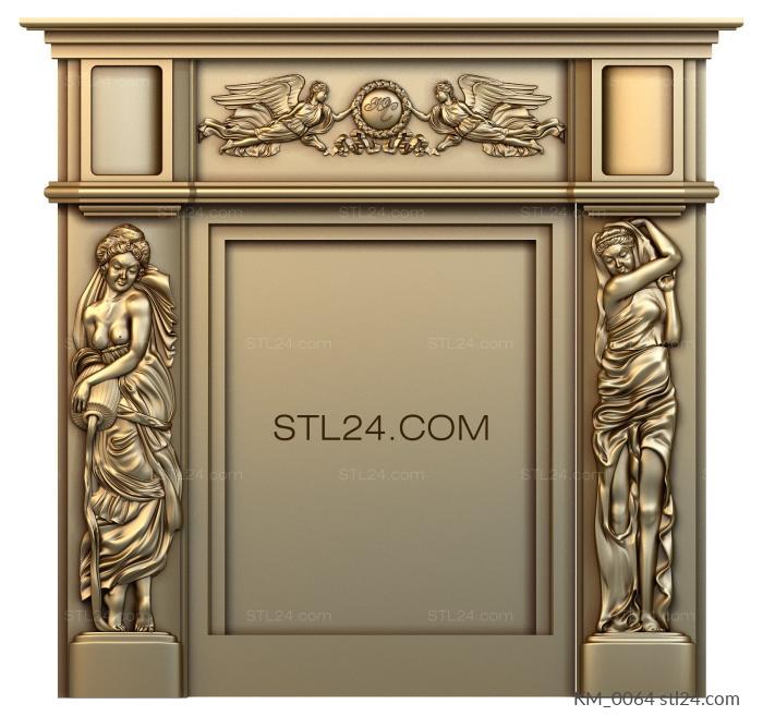 Fireplaces (KM_0064) 3D models for cnc