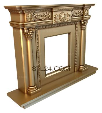 Fireplaces (KM_0065) 3D models for cnc