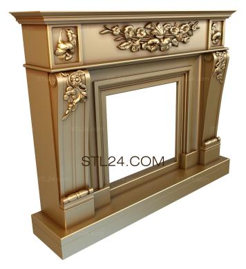 Fireplaces (KM_0068) 3D models for cnc