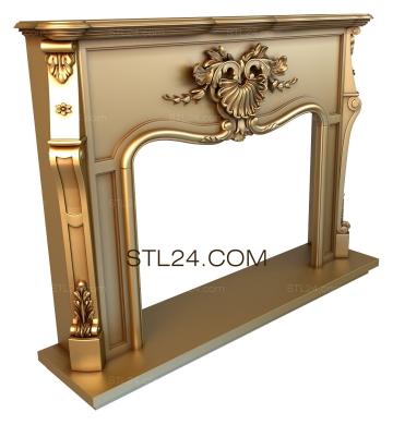 Fireplaces (KM_0078) 3D models for cnc