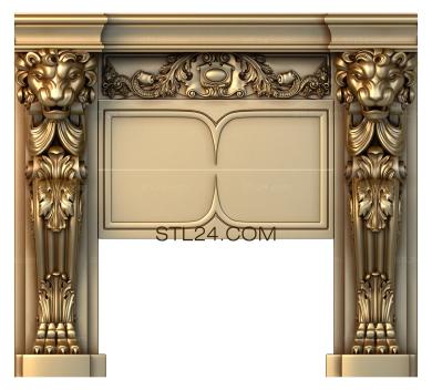 Fireplaces (KM_0094) 3D models for cnc