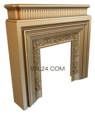 Fireplaces (KM_0109) 3D models for cnc