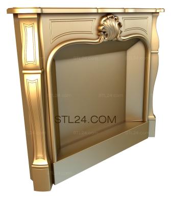 Fireplaces (KM_0112) 3D models for cnc