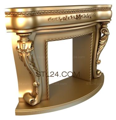 Fireplaces (KM_0113) 3D models for cnc