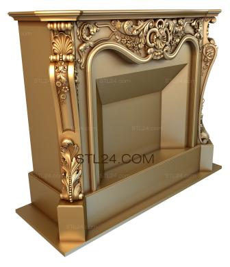 Fireplaces (KM_0121) 3D models for cnc