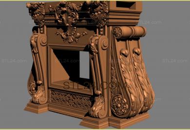 Fireplaces (KM_0130) 3D models for cnc
