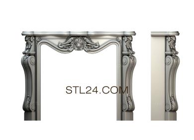 Fireplaces (KM_0146) 3D models for cnc