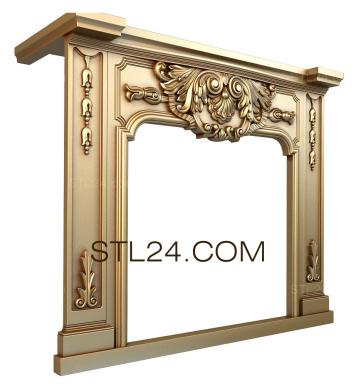 Fireplaces (KM_0154) 3D models for cnc