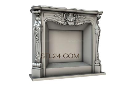 Fireplaces (KM_0164) 3D models for cnc