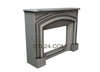 Fireplaces (KM_0176) 3D models for cnc
