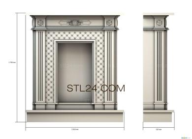 Fireplaces (KM_0177) 3D models for cnc