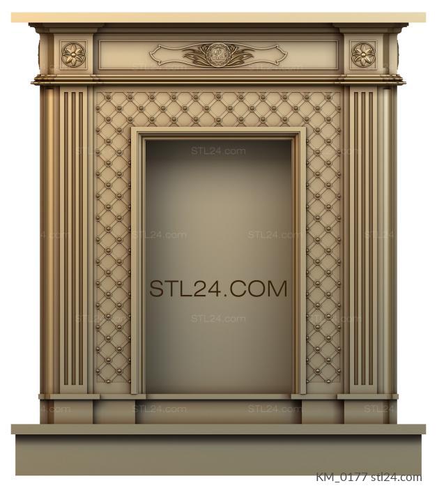 Fireplaces (KM_0177) 3D models for cnc