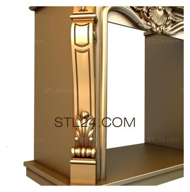 Fireplaces (KM_0186) 3D models for cnc