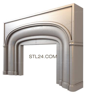 Fireplaces (KM_0187) 3D models for cnc