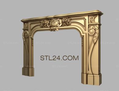 Fireplaces (KM_0189) 3D models for cnc
