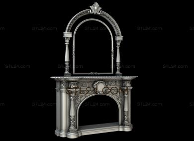 Fireplaces (KM_0191) 3D models for cnc
