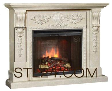 Fireplaces (KM_0197) 3D models for cnc