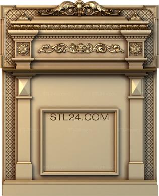 Fireplaces (KM_0213) 3D models for cnc