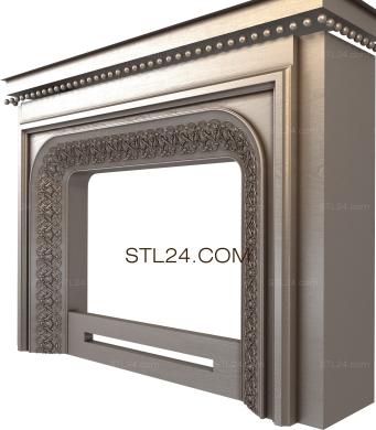 Fireplaces (KM_0221) 3D models for cnc
