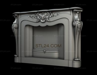 Fireplaces (KM_0226) 3D models for cnc