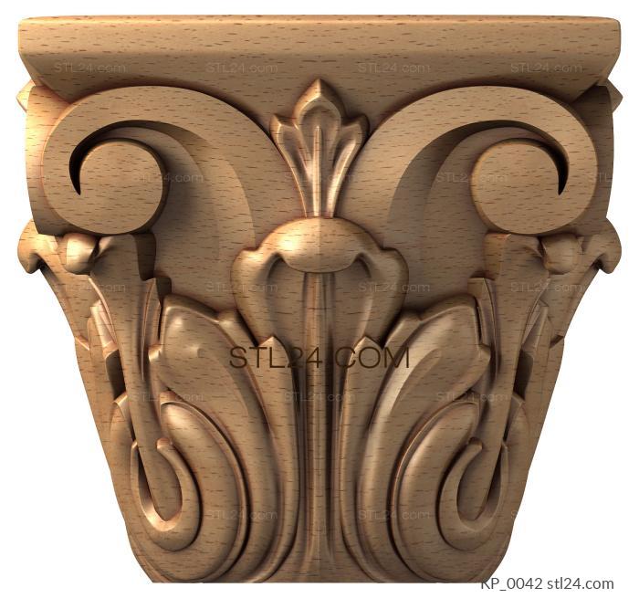 Chapiters (Forest coolness, KP_0042) 3D models for cnc