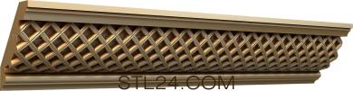 Cornice (French cookies, KRN_0099-9) 3D models for cnc