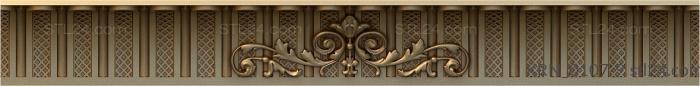 Cornice (Theater curtain, KRN_0107-9) 3D models for cnc