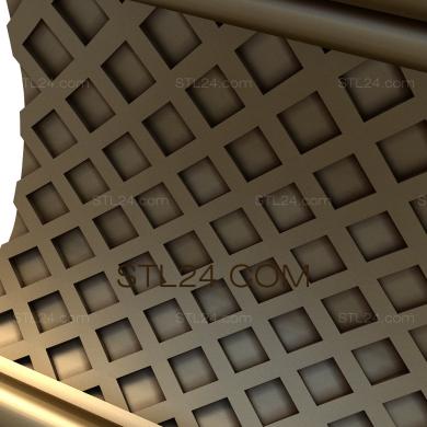 Cornice (Arch of lattices, KRN_0174-9) 3D models for cnc
