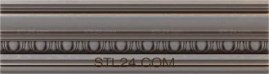 Cornice (Oval medallions-3, KRN_0177-9) 3D models for cnc