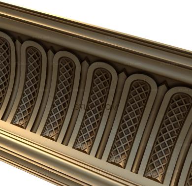 Cornice (Theater-3, KRN_0193-9) 3D models for cnc