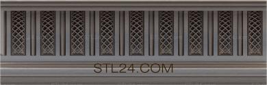 Cornice (Theater-3, KRN_0193-9) 3D models for cnc