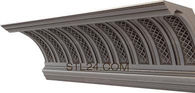 Cornice (Theater-3, KRN_0193-9) 3D models for cnc