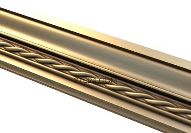 Cornice (Twisted cord-2, KRN_0205-9) 3D models for cnc