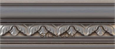 Cornice (Angel wings, KRN_0224-9) 3D models for cnc