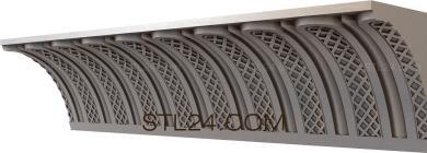 Cornice (Theater-4, KRN_0254-9) 3D models for cnc