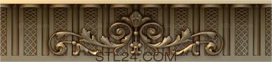 Cornice (Theater curtain-3, KRN_0255-9) 3D models for cnc