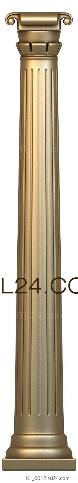Columns (KL_0012) 3D models for cnc