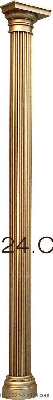 Columns (KL_0021-9) 3D models for cnc