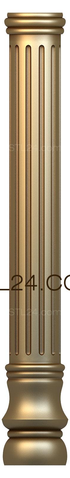 3d stl модель колонны, классический стиль