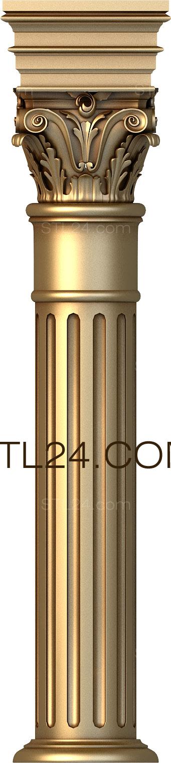 Колонны (KL_0077) 3D модель для ЧПУ станка